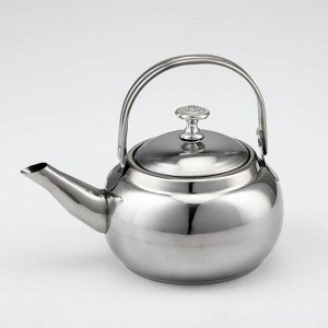 Чайник «Гретель», 800 мл, металлическое сито, цвет хромированный