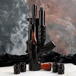 Коньячный набор &quot;Автомат с подствольником&quot;, 5 предметов, 0.3/0.05 л, микс