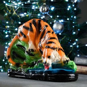 Копилка "Тигр на водопое" цветной 26х40см