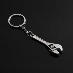 Брелок для ключей Cartage, ""Разводной ключ"", серебро