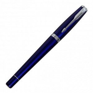 Ручка-роллер Parker Urban Core T309 Nightsky Blue CT F, 0.5 мм, корпус из латуни, чёрные чернила (1931589)
