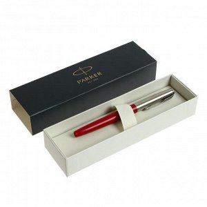 Ручка перьевая Parker Jotter Original F60 Red CT F, корпус из нержавеющей стали/пластика, синие чернила (R2096898)