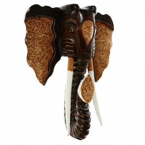 Сувенир "Голова слона" тёмный