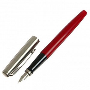 Ручка перьевая Parker Jotter Original F60 Red CT F, корпус из нержавеющей стали/пластика, синие чернила (R2096898)