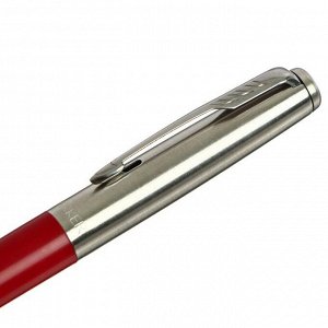 Ручка перьевая Parker Jotter Original F60 Red CT F, корпус из нержавеющей стали/пластика, синие чернила