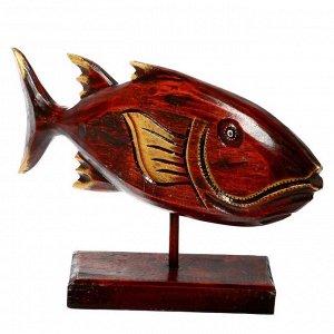 Сувенир на подставке "Рыба" дерево 50х10,5х30 см