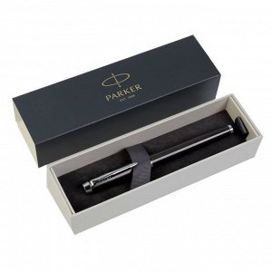 Ручка роллер Parker IM Core Dark Espresso CT F, корпус тёмно-коричневый матовый/ хром, чёрные чернила