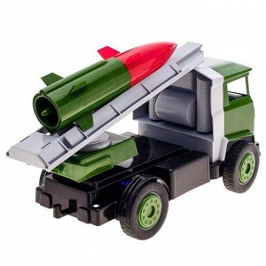 Военный автомобиль с ракетой