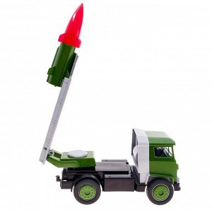 Военный автомобиль с ракетой
