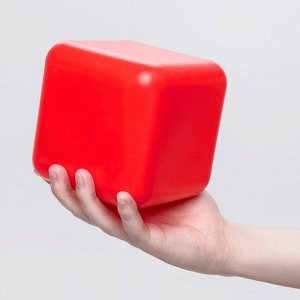 Кубики детские, пластиковые, цветные, 6 штук, 12 х 12 см