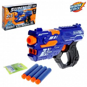 WOW TOYS Бластер SUPERSHOOT GUN, стреляет мягкими пулями