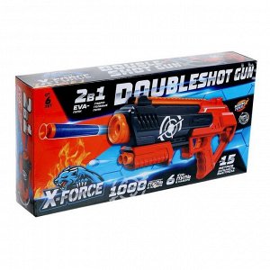 Бластер DOUBLESHOT GUN, стреляет мягкими пулями.