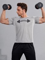 Мужская спортивная футболка с графическим рисунком