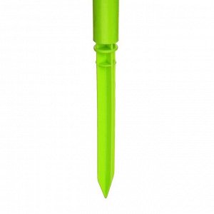 Фонарь садовый на солнечной батарее "Цветок зеленый", 29 см, d=6 см, 1 led, пластик
