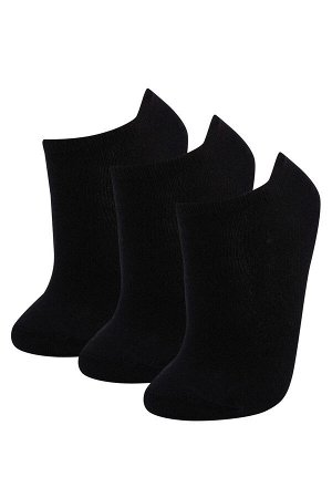 Женские хлопковые носки-кроссовки из 3 пар