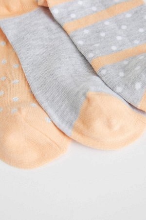 Женские хлопковые носки из 3 пар пинеток