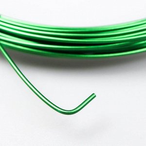Проволока для рукоделия "Астра" 1 мм, 10 м, зелёный