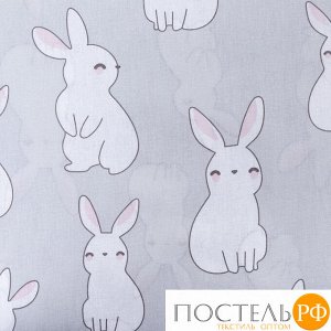 Постельное белье Этель 1,5 сп Cute rabbit 143х215 см, 150х214 см, 50х70 см -1 шт