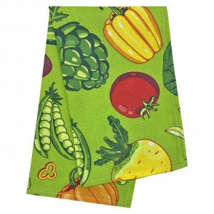 Полотенце рогожка «Овощи», 35х60 см