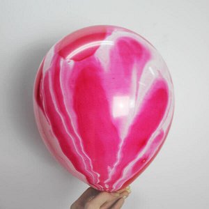 Воздушный шар 12"/30см Многоцветный Pink 25шт