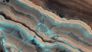 3D Фотообои «Мраморные волны».