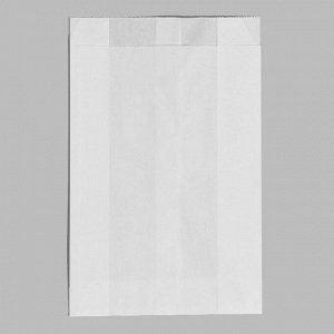 Пакет бумажный фасовочный, белый, V-образное дно, 20 х 14 х 6 см