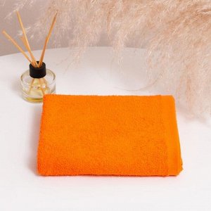 Полотенце махровое НИКА 50х80 см, ярко-оранжевый, хлопок 100%, 300г/м2