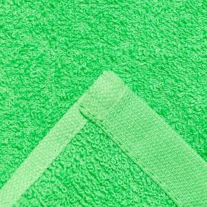 Полотенце махровое НИКА 50х80 см, зелёный, хлопок 100%, 300г/м2