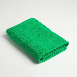 Полотенце махровое Экономь и Я 50х90 см, цв. зеленый, 100% хлопок, 320 гр/м2
