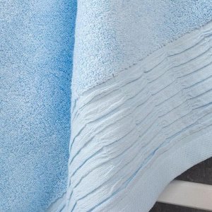 Полотенце махровое Этель Classic, цвет голубой, 35х75 см