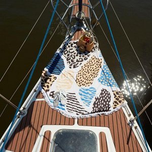 Полотенце пляжное Этель «Леопард», d 150см