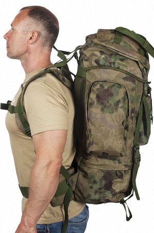 Полевой тактический рюкзак камуфляж Росгвардии "Мох" (60 л) - полевой камуфляж Росгвардии (CH-053) №2