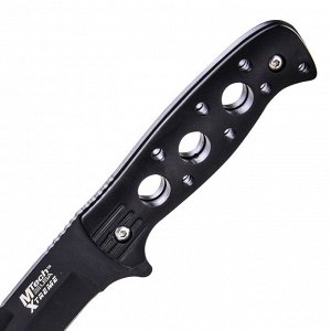 Тактический нож Mtech Xtreme Fixed Blade 440C BL (Отличный нож с фиксированным клинком из прочной углеродистой стали. Держит заточку при активной эксплуатации в лесу и в быту. Экстремально низкая цена