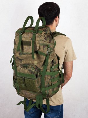 Армейский походный рюкзак полевой камуфляж Росгвардии "Мох" (35-50 л) - практичная расцветка для охотников и рыбаков (CH-063) №20