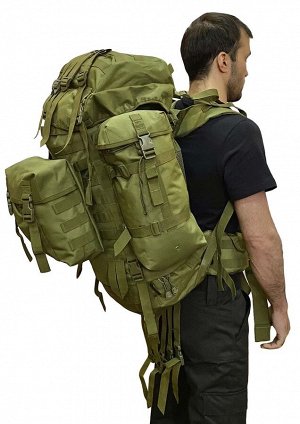 Большой экспедиционный рюкзак (100 литров, олива) - (CH-096) Большой экспедиционный рюкзак создан для многодневных автономных переходов. Объем рюкзака - 100 литров, позволяет взять с собой максимально