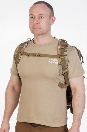 Армейский экспедиционный рюкзак (CH-068) №38 - Превосходная эргономика и максимальный комфорт в самых экстремальных условиях! Лямки моментально подстраиваются под физиологические особенности. Нагрудны