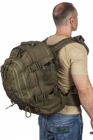 Рюкзак для трехдневных рейдов с отделением для гидратора 3-Day Expandable Backpack (40-60 л) - для военных и выживальщиков. Тактический рюкзак на 40 литров с расширением до 60! Полный функционал и дос