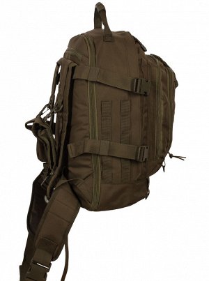 Рюкзак для трехдневных рейдов с отделением для гидратора 3-Day Expandable Backpack (40-60 л) - для военных и выживальщиков. Тактический рюкзак на 40 литров с расширением до 60! Полный функционал и дос