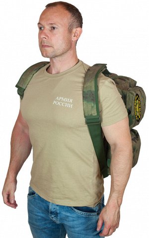 Заплечная камуфлированная сумка с нашивкой Танковые Войска - КАЧЕСТВО на высоте, цена отличная!! Материал стойкий к износу и истиранию, камуфляж Multicam Tropic.