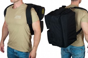 Черная военная сумка-рюкзак с нашивкой Танковые Войска - СПЕШИТЕ, горячее предложение!! Практическое применение весьма разнообразно.
