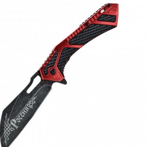 Красный дизайнерский складной нож «Россия» - подарочная серия ножей для патриотов России. Высокое качество, сталь клинка 3Cr13 и широкий функционал по низкой цене. Эксклюзив от военторга Военпро! 1215