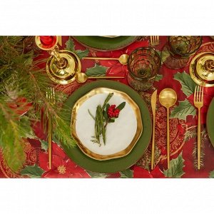 Скатерть Доляна «Новый год: Волшебный праздник» 145*220 +/- 2 см, 100% п/э