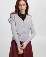 Кардиган жен. (002036) серый меланж