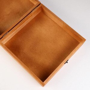Подарочный ящик "Стандарт" с закрывающейся крышкой, лаковое покрытие, 27х26х9 см