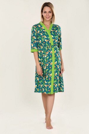 Комплект халат+сорочка - AVOCAT - 353 - зеленый