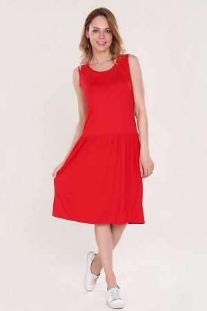 Платье женское - 237К - красный