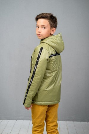 yollochka Куртка-анорак для мальчика оливковый