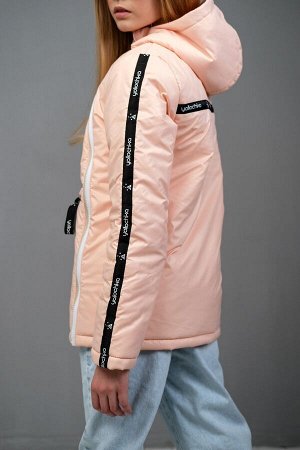 Куртка-анорак для девочки персиковый