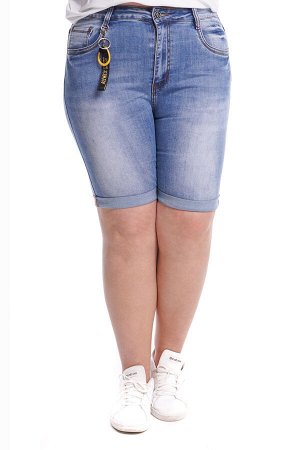 Шорты-5258 Материал: Джинсовая ткань;   Фасон: Капри; Параметры модели: Рост 173 см, Размер 54
Шорты джинсовые с отворотом светло-синие
Стильные джинсовые шорты– хит летнего сезона. Модель отлично сид