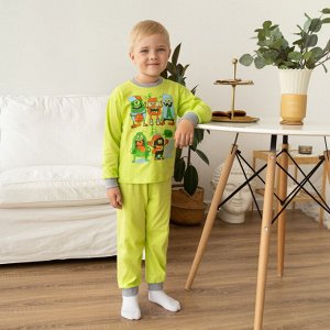 Пижама детская с принтом (интерлок) 60(110)